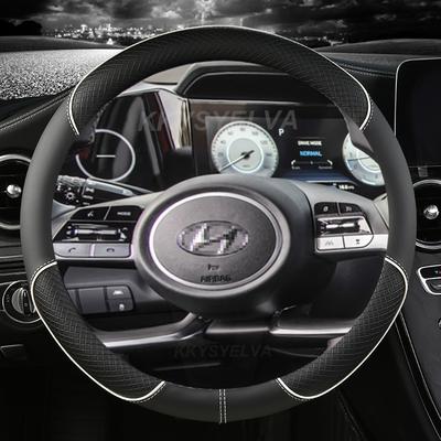 PU Leder Auto Lenkradbezug für Hyundai Tucson NX4 Elantra Sonata 10. Autozubehör