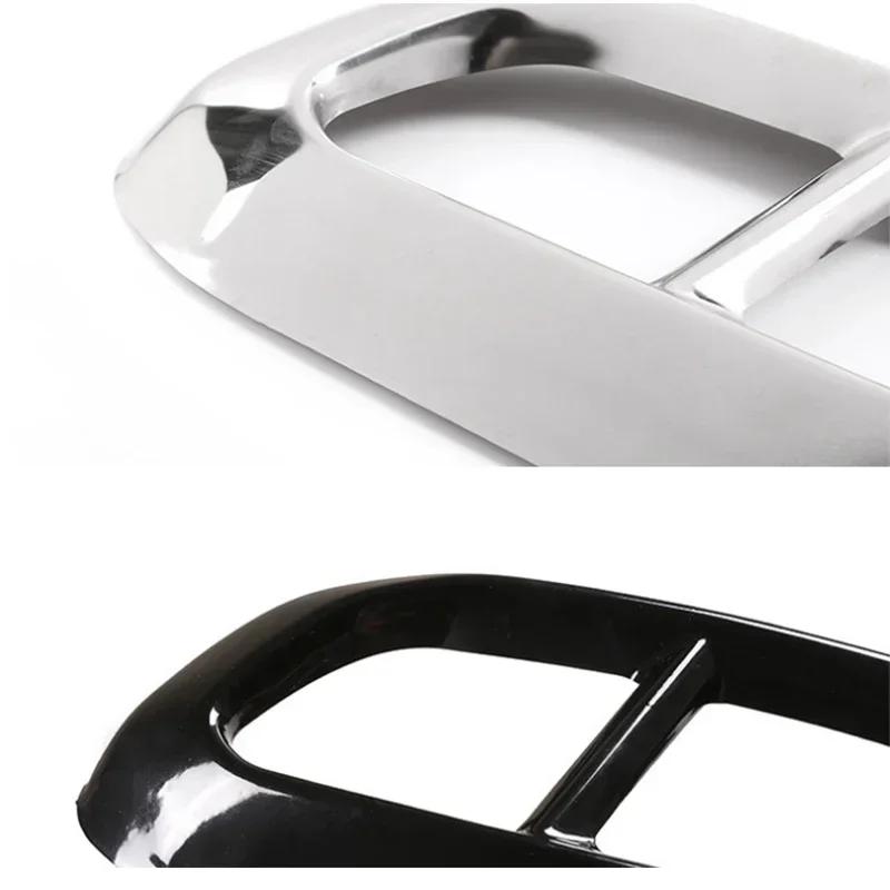 For 2020-2022 Mercedes-Benz GLC GLE GLS W167 X253 X167 Stainless Steel Tail Throat Exhaust Muffler Pipe Cover Paper Accessories