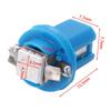 10Pcs 5050 1SMD T5 B8.5D Indicator Bulbs Car Lights Dashboard Side Interior Dash Lights Gauge LED