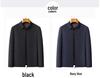 Men's Winter Thickened Business Casual Jacket with Mulberry Silk Filling