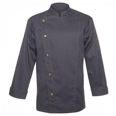 Mens Kochjacke Denim Look Chef Jacket