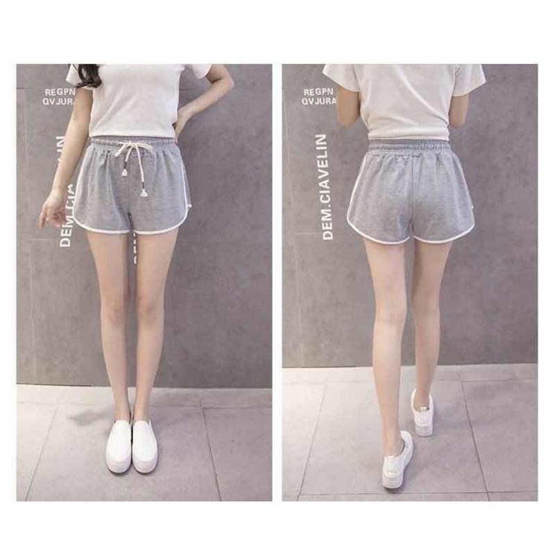 Pantaloni scurți sport de trei minute pentru femei, largi, de vară, pentru acasă, versiune coreeană, de purtat casual, cu talie înaltă, subțiri, pantaloni de pijama, se asortează cu orice