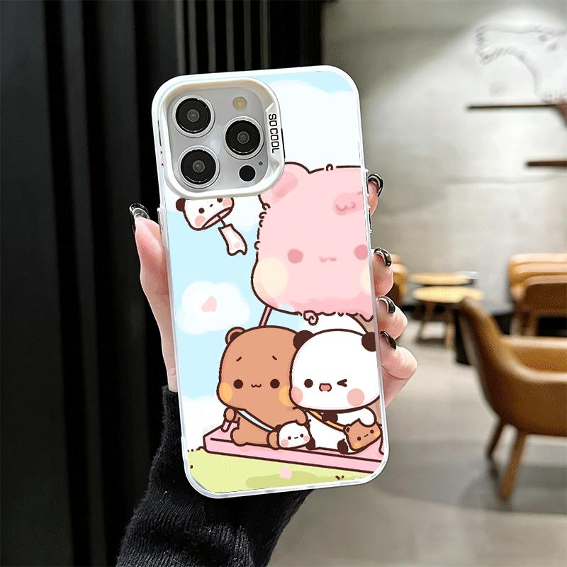Bubu Dudu Cartoon Cute Soft Phone Case for iPhone 15 16 17 Pro Max 17Air 16E 14 Plus 13 12 Mini Shockproof Cover Back Shell