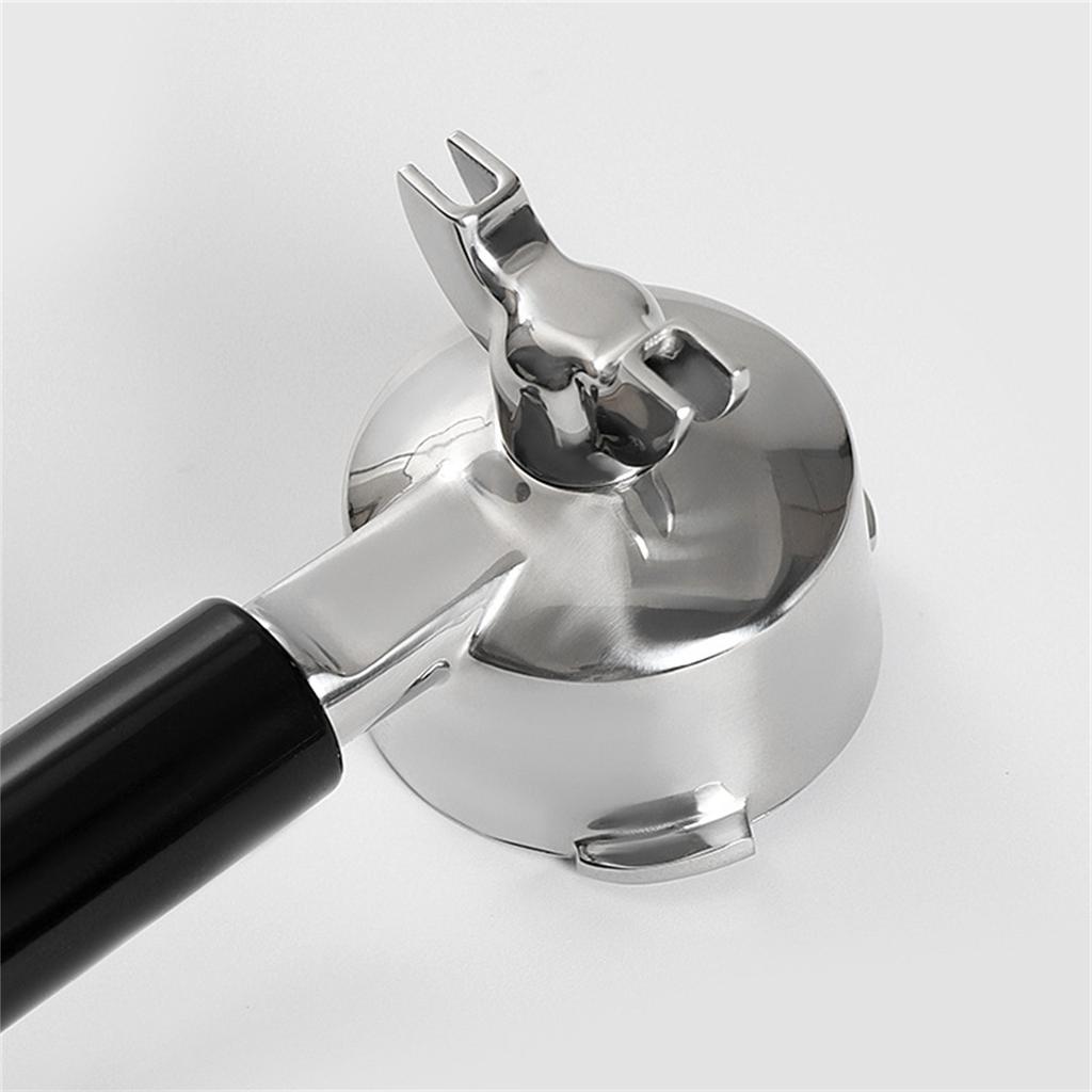 Stainless Steel Espresso Coffee Portafilter Filter Handle Coffee Machine Double Spout Bottomless Portable Coffee Filter