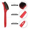 Multifunctional Heavy Tire Wire Brush for Tire Grinding / Furniture Repair / Industrial Equipment, Red Handle Wire Brush