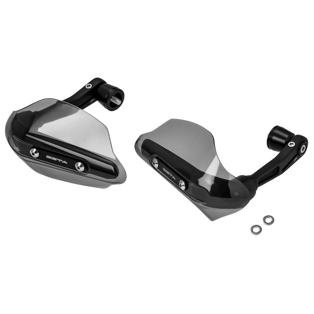 ZETA RACING Sonic Handguard PC Protector Forged Lever Dirtfreak G6316 Z900RS/Z650RS Kit, Smoke, Handguards, Guards,