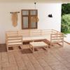 Day and Night - Day and Night Garden Furniture Set 7 Pieces Solid Pine Wood