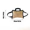 Dog Bite Tug Training Pillow Interactive Outdoor Toy Handles For All Dogs For Tug Of War Bite Work Training