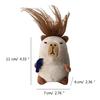 Funny Capybara Plush Toys Cute Keychain Plush Pendant Doll Pendant Backpack Car Keyring Decor Capybara Accessories Kids Gift
