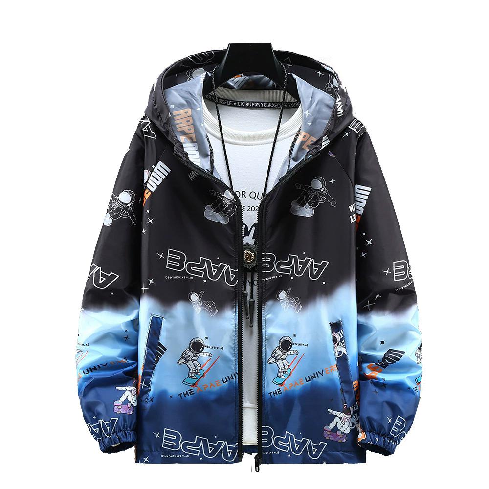 Summer Printed Sun Protective Clothing For Men Outdoor Quick Drying S-5XL