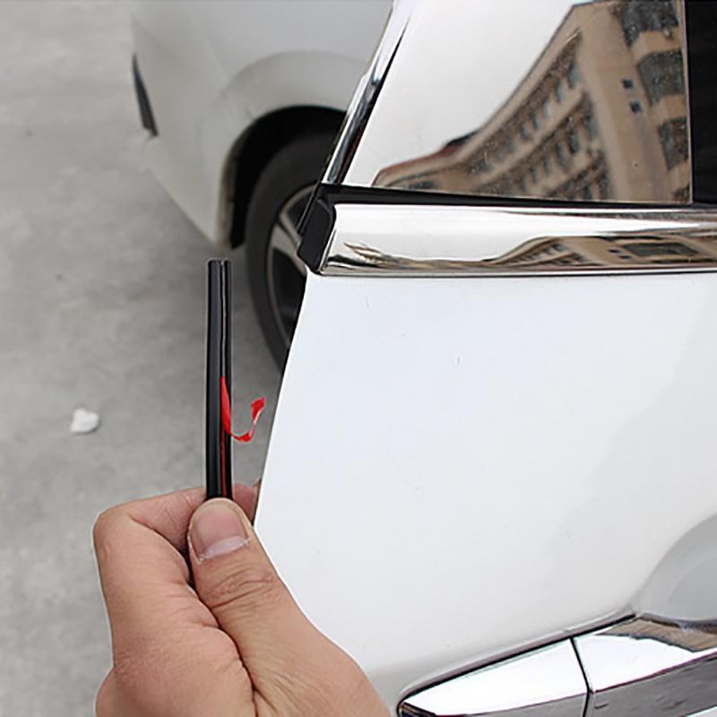 16FT//5M Black Protector Edge Guard Moulding Trim Rubber Strip Car Door Scratch