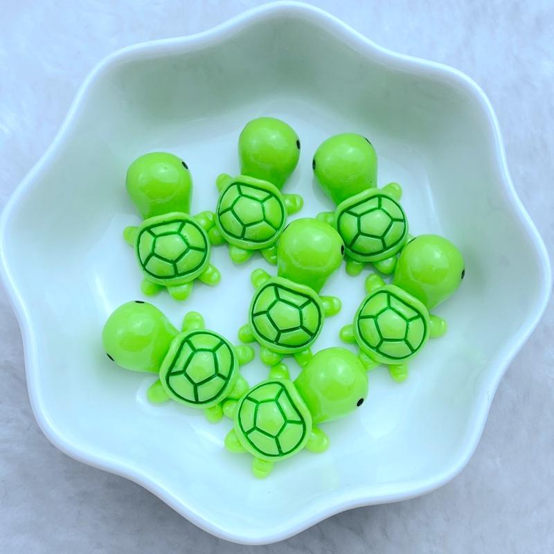

10Pcs New Cute Mini 14*21mm Cartoon Little Turtle Series Flat back Resin Cabochons DIY Jewelry Craft Decoration Accessorie