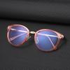 Women Vision Care Round Frame Anti-UV Blue Rays Glasses Computer Goggles Eyewear Eyeglasses