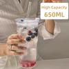 Cup Children's High Beauty Water Cup Straw Glass Cup Coffee Cup Large Capacity New Fairy Cup Home Milk Tea Mug