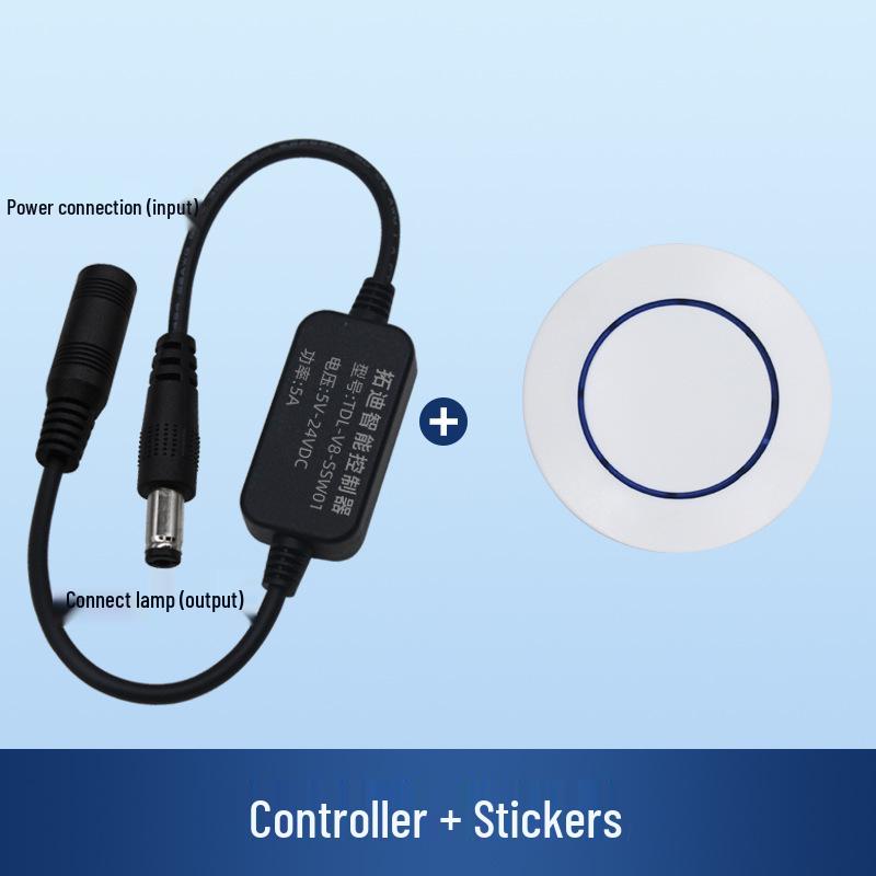 Smart WiFi Switch for Cabinet/Wardrobe Light Strip with Mijia App Integration, Voice Control, and Cycle Timer.