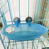 Can Be Fixed Small Bird Bath Tub Toy Mirror With Mirror Pet Bath Tub