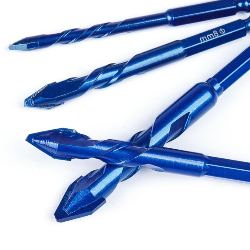 6/8/10/12mm Tile Bit Spades Drill Bit High Hardness Eccentric Drill Crooked Tip Eccentric Drill Bit Tilted Eccentric