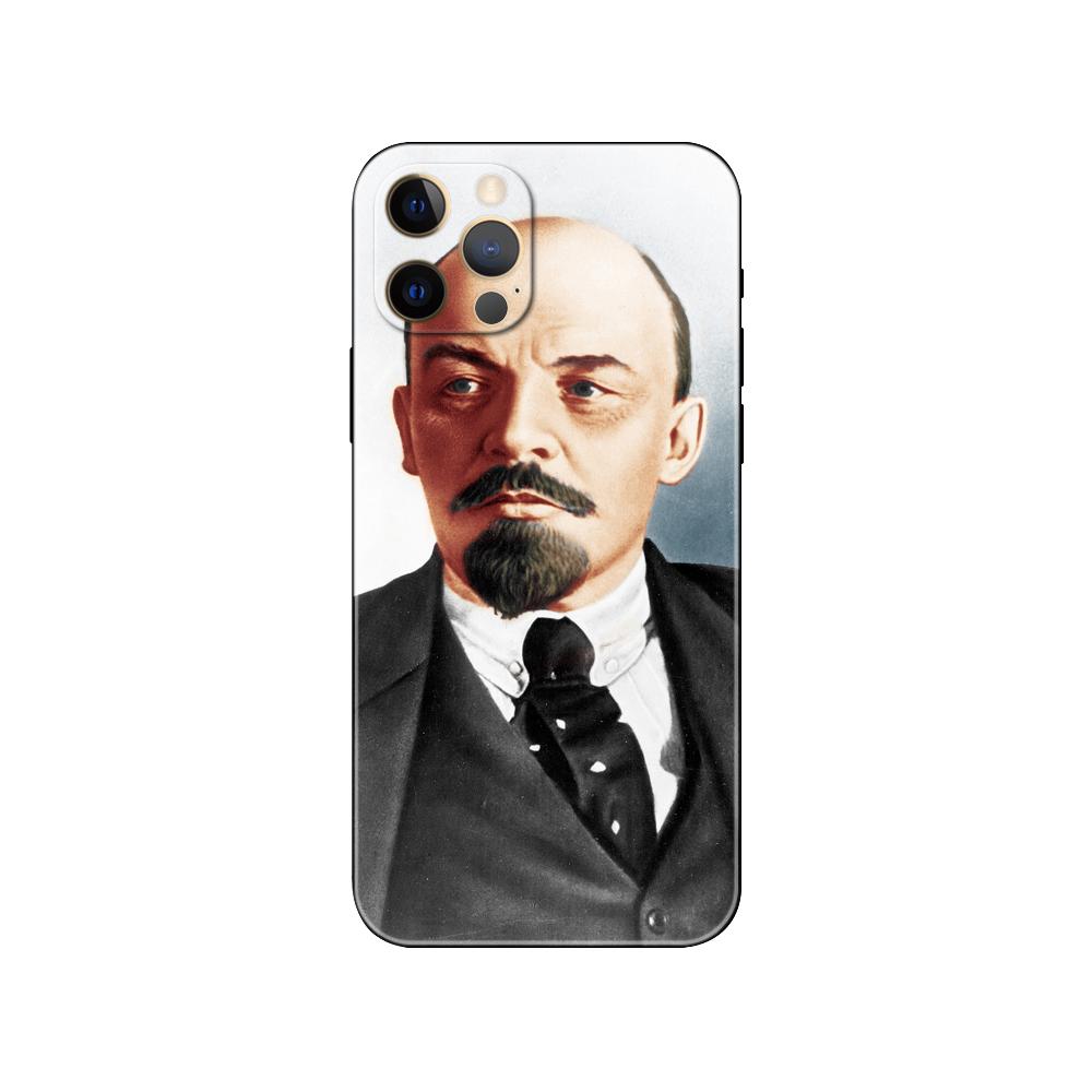 

Черный чехол из ТПУ для iPhone 5 5S SE 2020 6 6S 7 8 plus x 10 XR XS 11 12 13 mini pro MAX задняя крышка Ленин Флаг Советского Союза iphone 13pro MAX