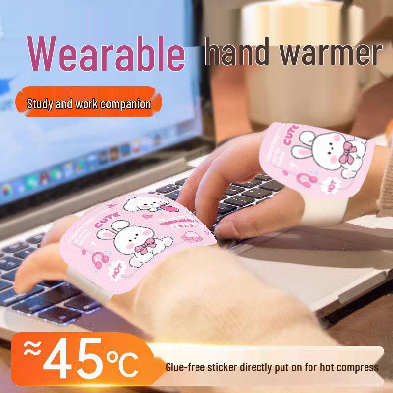 Self-Heating Wearable Hand Warmer Patch for Children