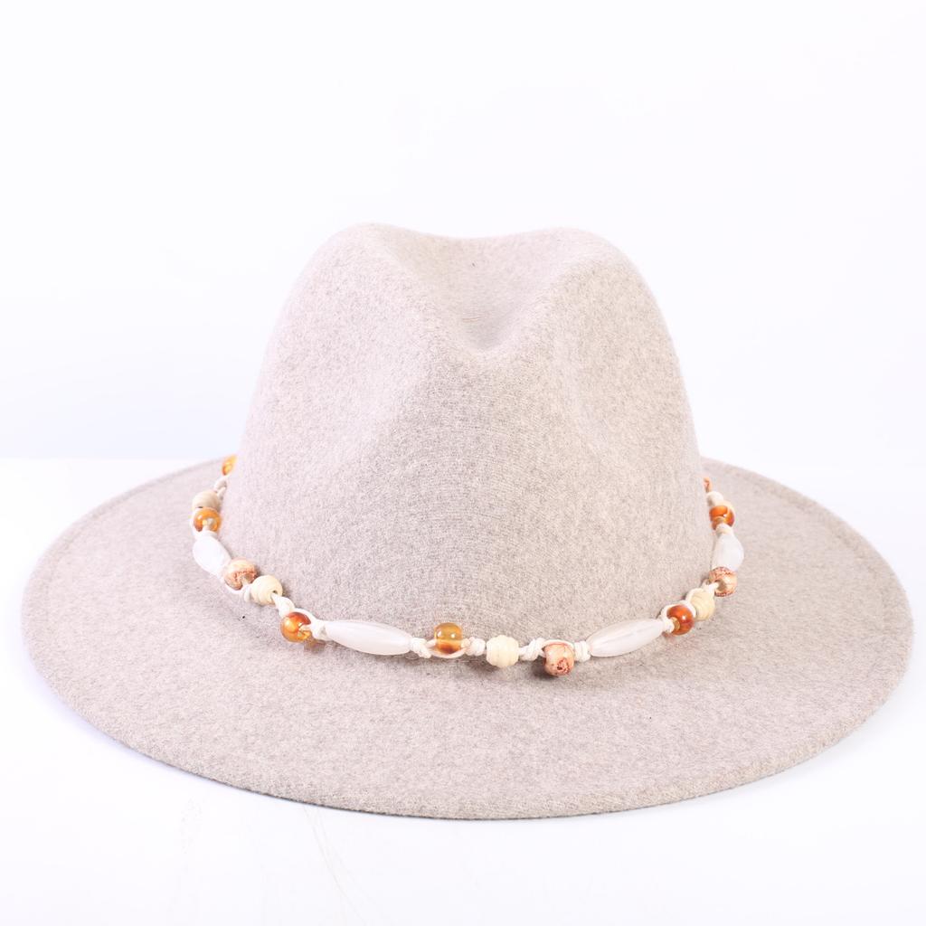 Popular European and American High-end Wool Top Hat, Men's and Women's Fashion Versatile Elegant Top Hat Jazz Hat