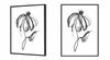Picture poster In a frame 53x73 cm Flower P1066