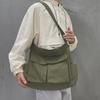 Canvas Reißverschluss Crossbody Schultertaschen Herren Taschen Verkauf 2026 Hohe Qualität Lässig Einfarbig Nähgarn Bolsa Transversal