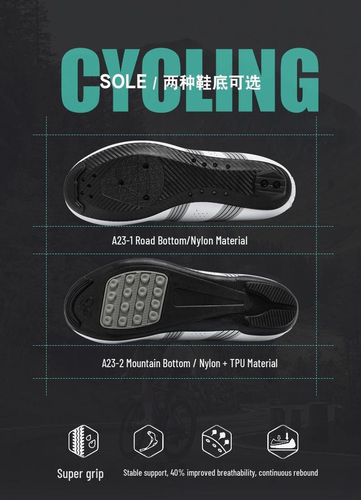 2026 Unisex Cycling Shoes - Unlocked Road & Mountain Bike Lock Shoes