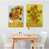 Vincent Van Gogh Goldene Sonnenblume Poster Druck Blumenvase Ölgemälde Leinwand Kunst Modernes Wandbild für Wohnzimmer Kein Rahmen
