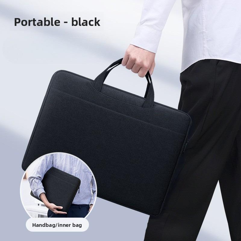 Business Office Laptop Bag Wear-resistant Breathable Shoulder Computer Bag