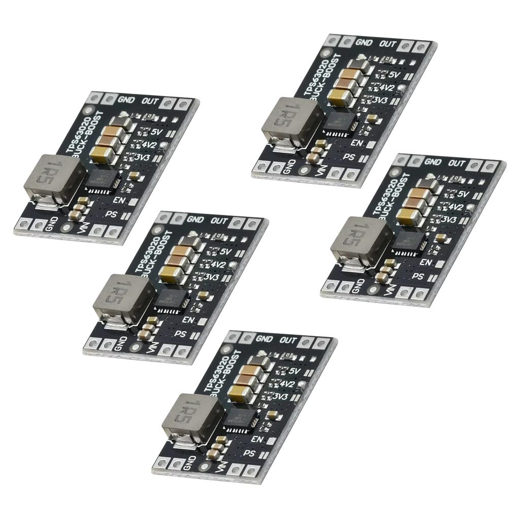 5pcs XL63020 3.3V 4.2V 5V Battery Auto Boost Step Up Down Module USB Auto Voltage Conversion Power Module