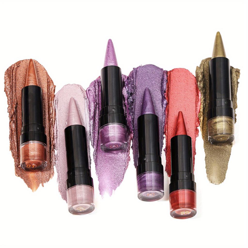 Glitter Lipstick Long-Lasting Shimmering Finish for Bold and Glossy Lips Easy Contour Multi-Use for Lips, Lip Liner, Eyeshadow, and Eyeliner