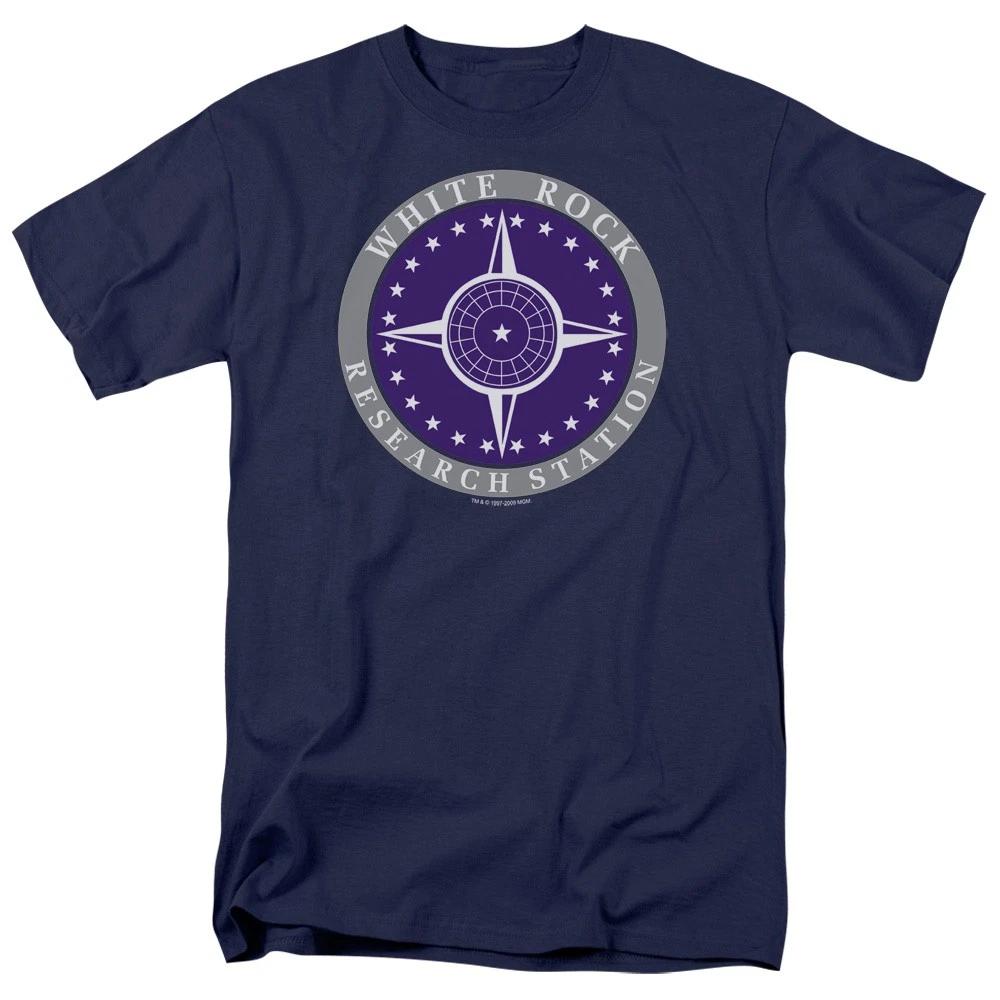 Stargate SG-1 - White Rock Logo - Unisex Short Sleeve Children s T-shirt - Blue 110