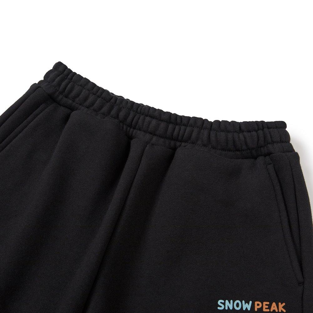 [Snowpeak] Kids Graphic Jogger Pants Black (S24FKFFP80)