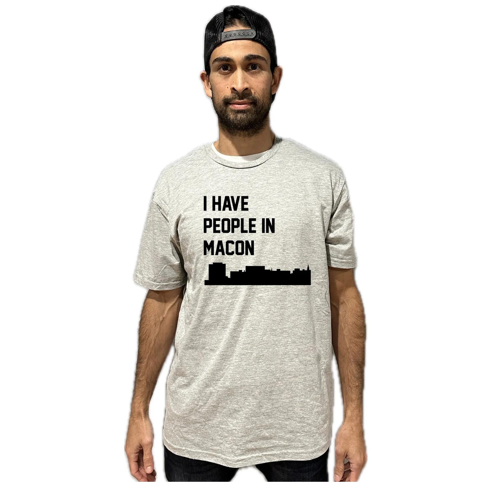 I Have People In Macon Georgia Skyline T-Shirt S