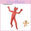 Roblox Rainbow Friends Orange Jumpsuit Kostüm für Kinder mit atmungsaktivem Polyesterstoff