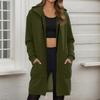 Women's Zip Up Hoodies Oversized Fleece Long Pullover Hooded Sweatshirts Casual Long Sleeve Fall Hoodie Jacket
