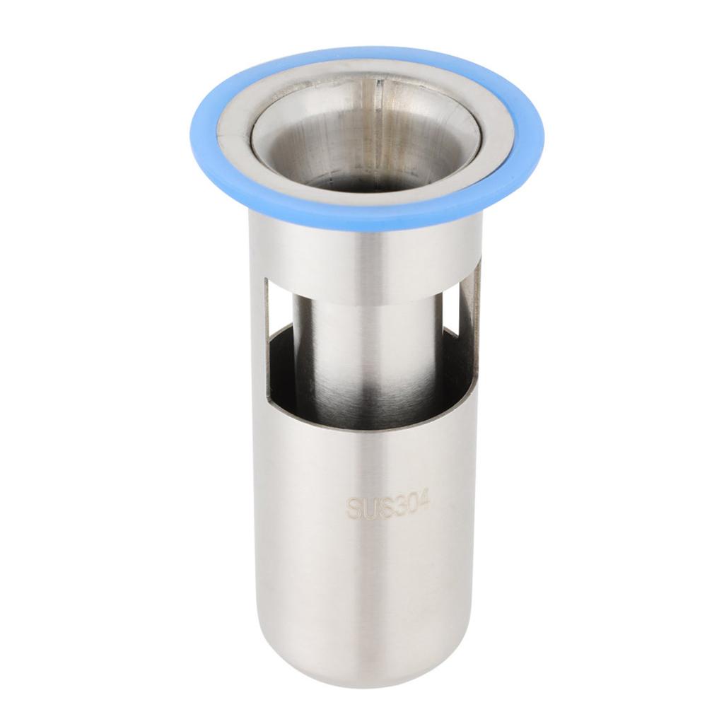 Stainless Steel Shower Floor Drain Bathroom Drainage Gully Thicken(Large 304 )