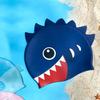 Silikon Cartoon Badekappe Professionell Hübsch Bedruckt Wasserdichte Badekappe für Kinder Typ A