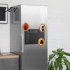Metal Cabinets Decorative Magnets 1/6Pcs Halloween Retro Frame Refrigerator Magnet, Wooden Carved Magnet Decor Fridge for Home Office Cabinet