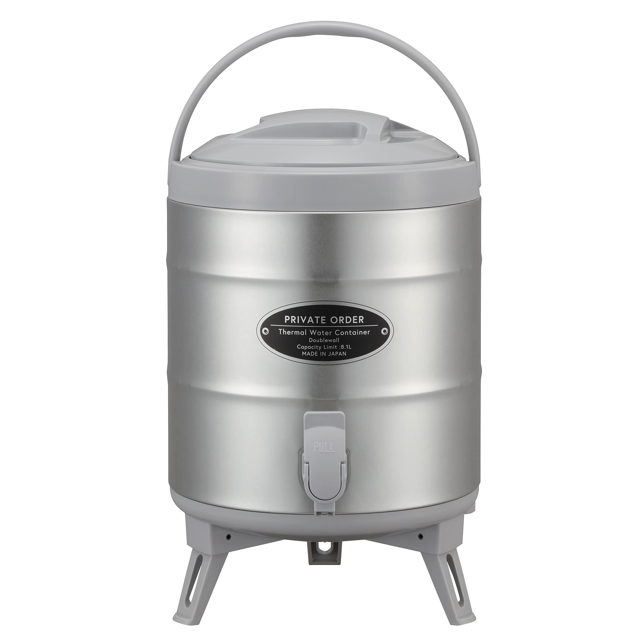 

Bestco Water Jug with Cup, 8.1L, Silver, MA-1914 (Private Order)