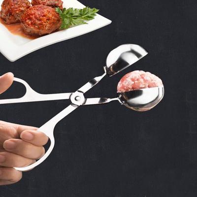 Kitchen Convenient Stainless Steel Meatball Clip DIY Fishball Rice Ball Making Mold Cooking Tool