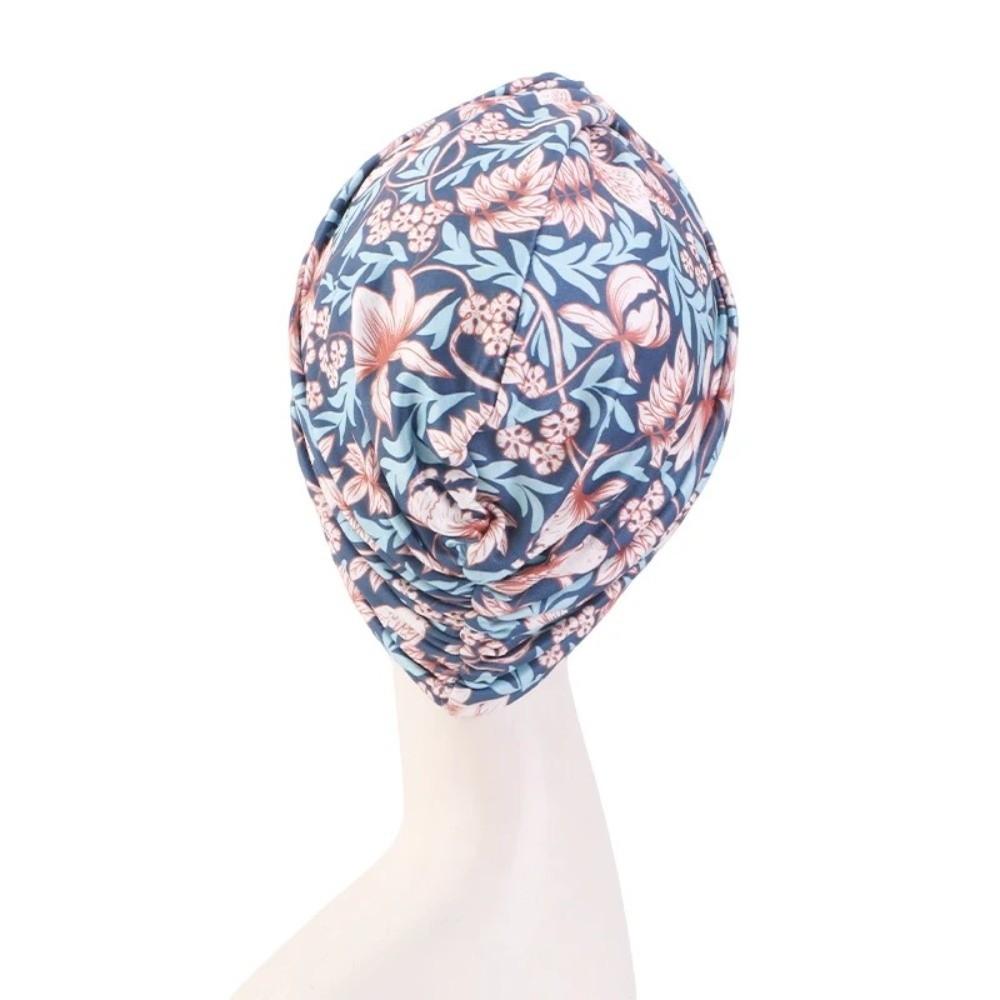Elastic Women Turban Hat Breathable African Islamic Hair Loss Hat  Chemo Islamic Arab Cap Hat