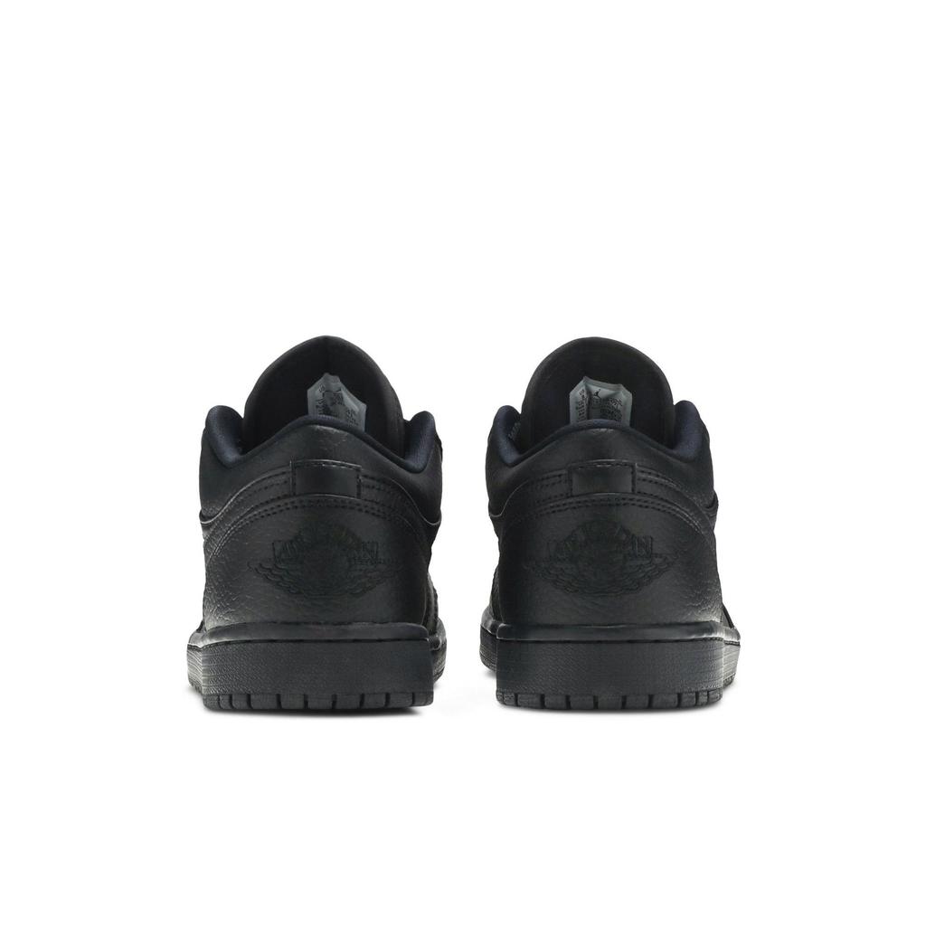Air Jordan 1 Low 'Triple Black' (Unisex) Black / Black / Black Vintage Basketball Shoes 553558 091