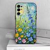 Van Gogh Monet Oil Painting  Phone Case For Samsung S25,S24,S21,S22,S23,S30,Ultra,S20,Plus,Fe,Soft Silicone Black Cover