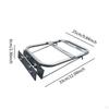 Electric Bike Rear Luggage Carrier, Tail Box Support Rack for Motorcycles