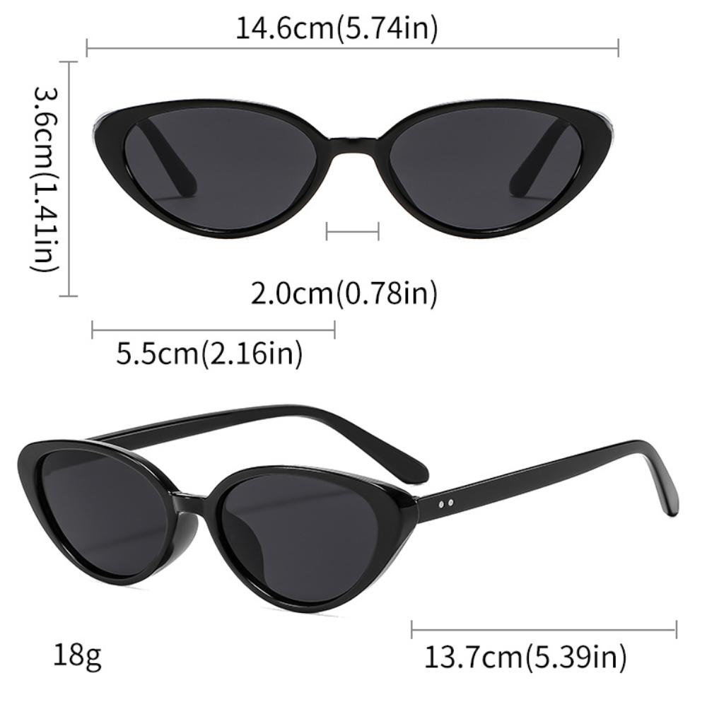 Fashion New  Eye Sunglasses Personalized Versatile Street Photography Frame Sunglasses Anti Blue Light Flat Lens Eyewear