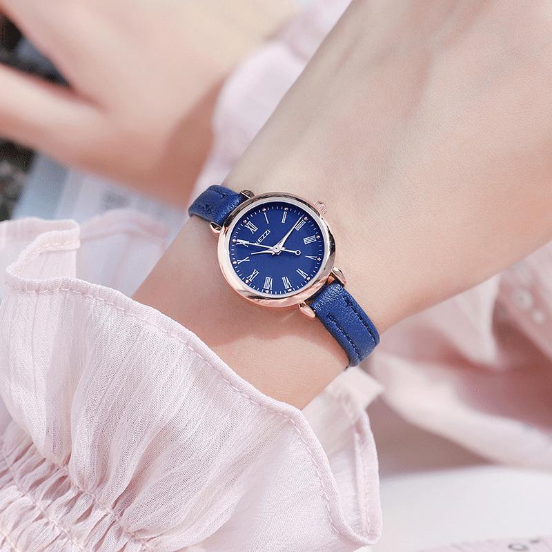 Kezzi Women's French Niche Watch: Elegant Minimalist Dial, Mori Girl Style, Light Luxury for Female Students