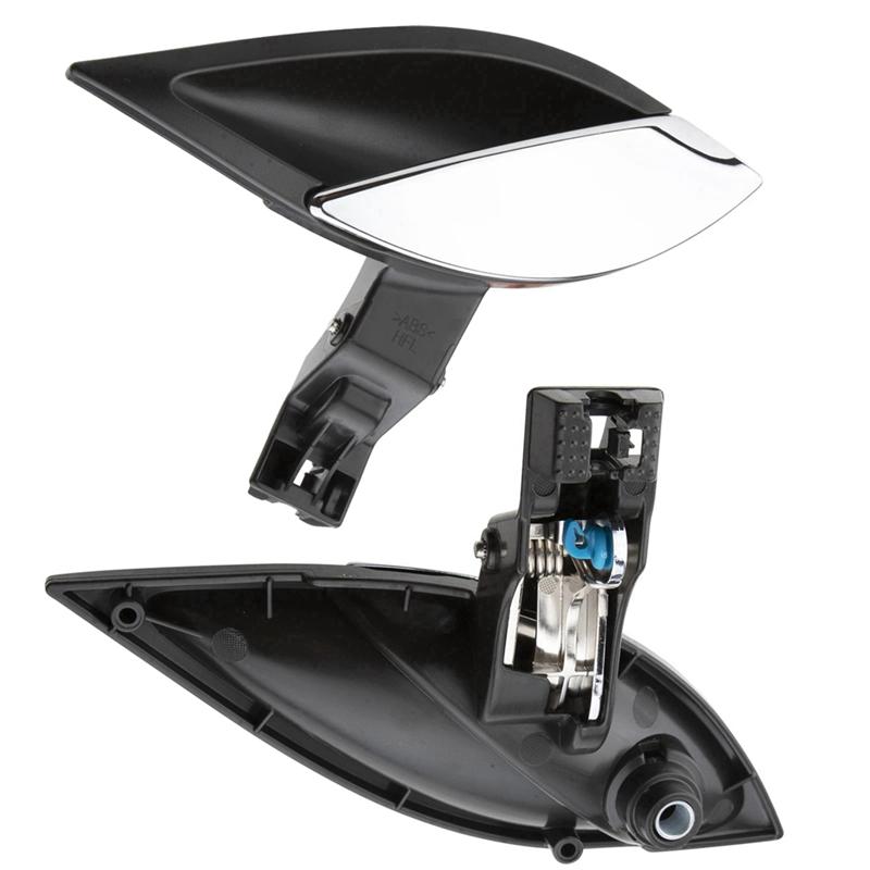 Interior Door Handle Car Accessories 71745049 71745048 For Fiat Croma 2 II 2005 - 2011 Black  Silver