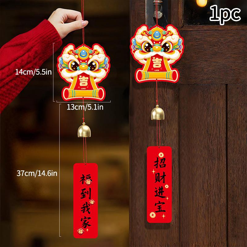 

Happy New Year Hanging Pendant Chinese Spring Festival Wall Decorations Room Hanging Ornament Cute Horse Year Gifts