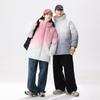Couple's winter coat, new thickened warm casual hooded cotton coat, men's trendy bread coat, versatile jacket for men